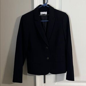 Calvin Klein Women's Elegant Black Suit Jacket